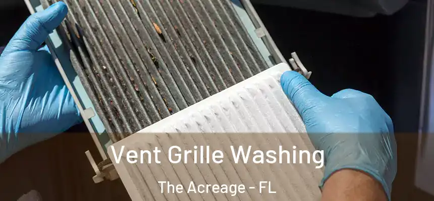 Vent Grille Washing The Acreage - FL